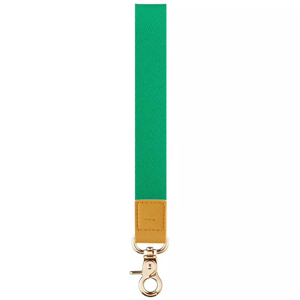 Woven Wrist Lanyard with Leather Detail