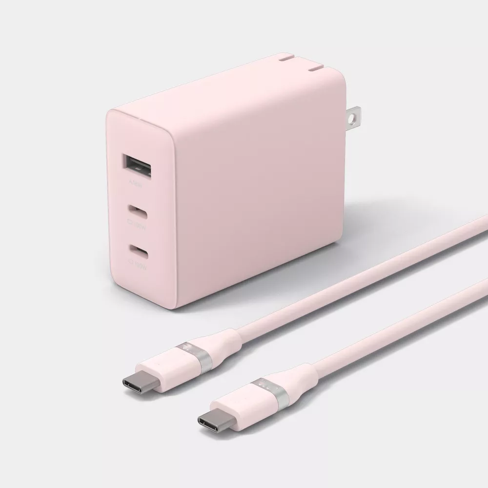 100W Multi-Port Charger Set with USB-C Charging Cable