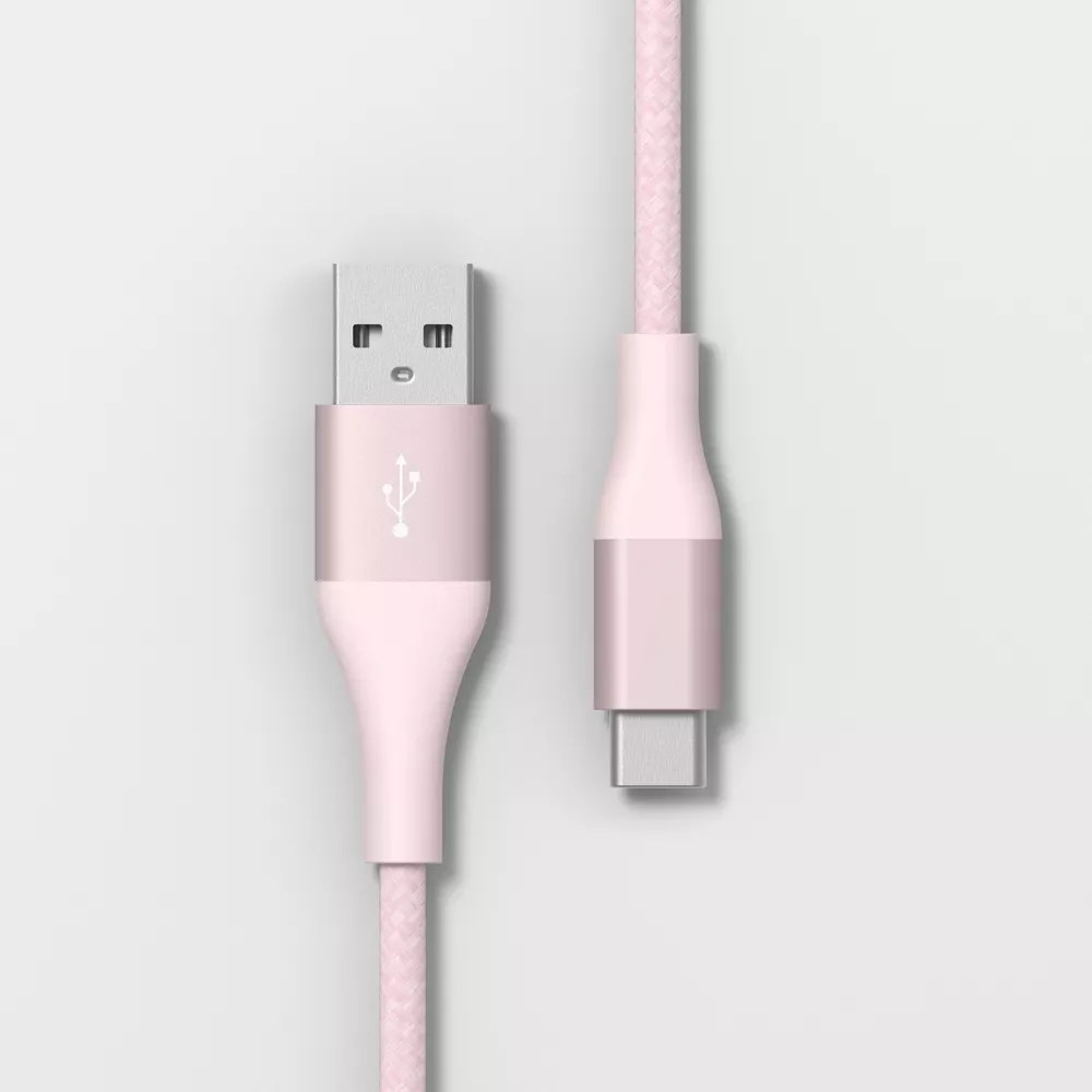 6ft Braided USB-A to USB-C Charging and Data Cable