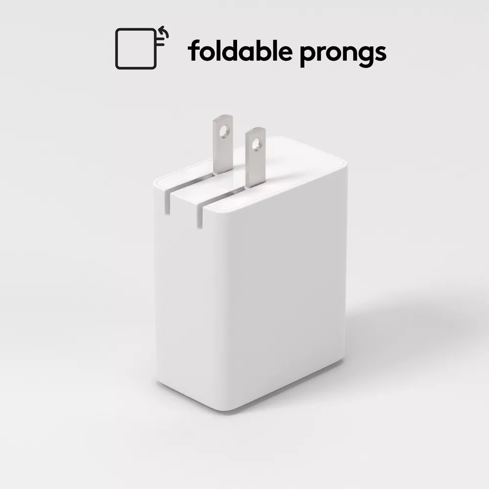 70W Multi-Port USB-A USB-C Fast Charging Wall Adapter
