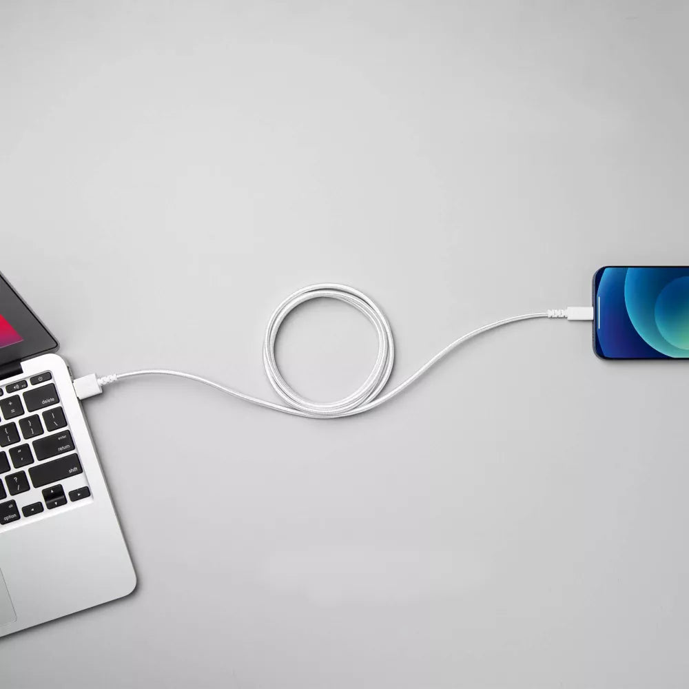 6ft Braided USB-A to Lightning Charging Cable